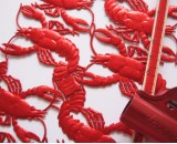 18 Embossed Paper Lobsters