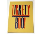 'Tickety Boo' Letterpress Jotter
