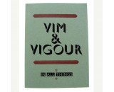 'Vim & Vigour' Letterpress Jotter